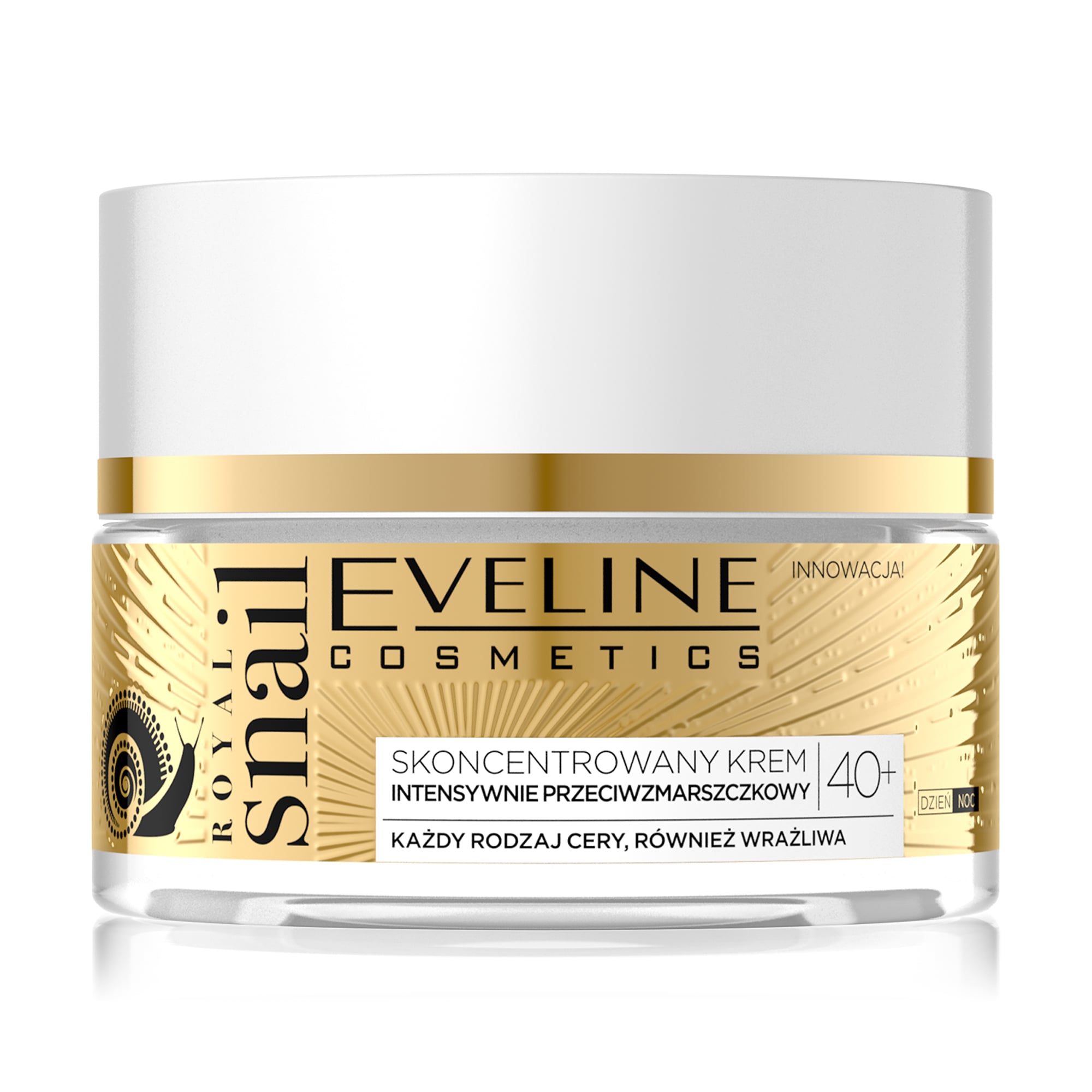 Інтенсивний крем-концентрат для обличчя Eveline Cosmetics Royal Snail 40+  проти зморшок, 50 мл