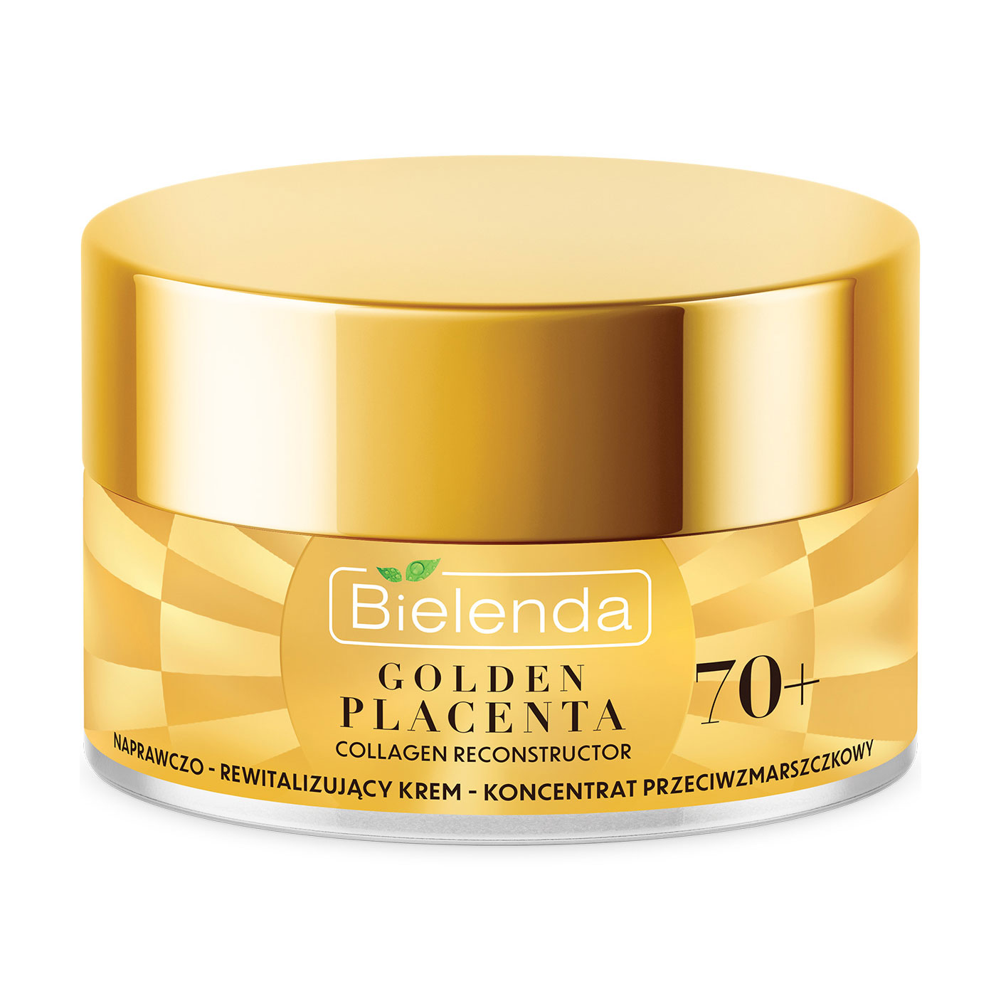 Відновлювальний крем-концентрат для обличчя Bielenda Golden Placenta Collagen Reconstructor Cream 70+ проти зморшок, 50 мл